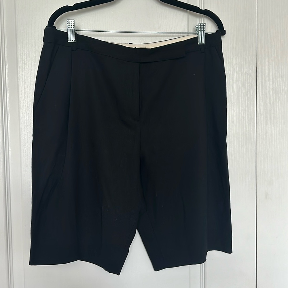 On trend Bermuda shorts.